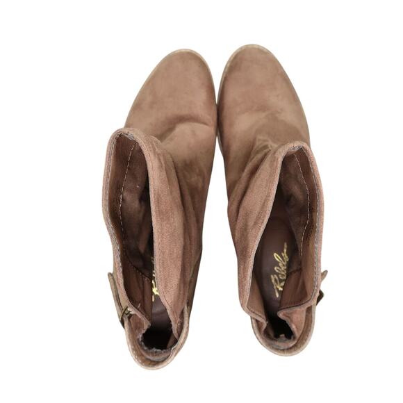 Rebels Shoes Womens 9 Bootie Fashion Block Heel Lifestyle Classic Slouchy Brown - Picture 7 of 16